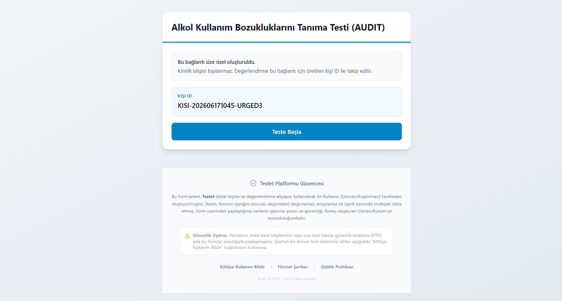 Public form ilk ekran